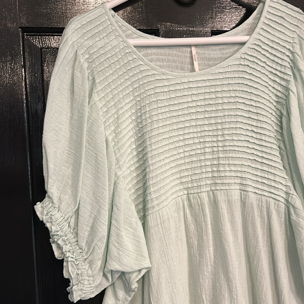 Free People Elsie Tunic Mint Green Large - Picture 3 of 9